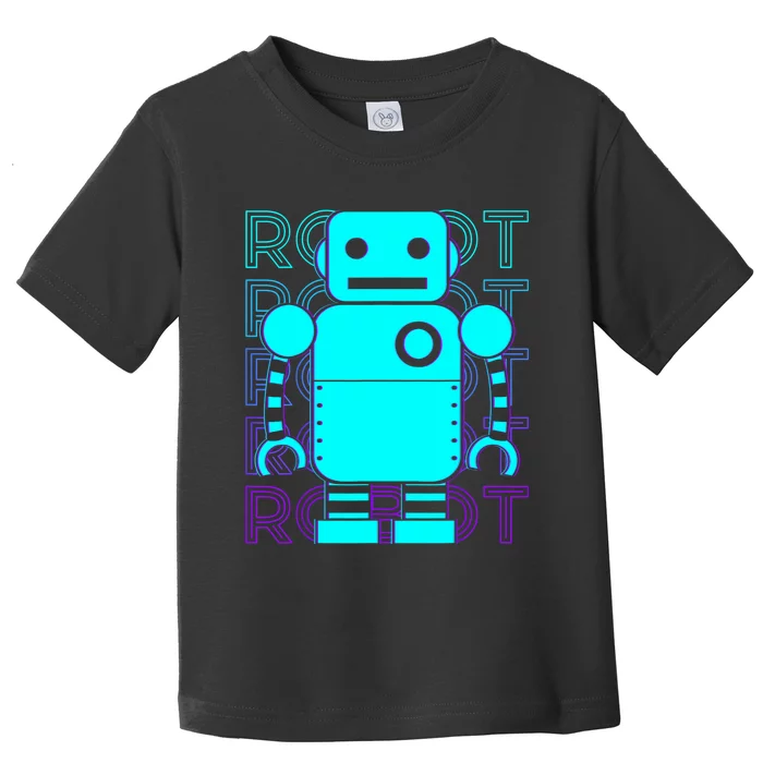 Robot Retro Toddler T-Shirt