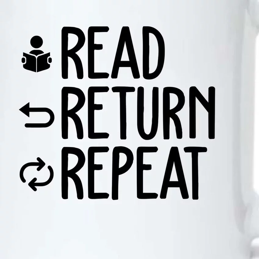 Read Retun Repeat A Funny Gift For Book Reading Lovers Librarian Bookworms Black Color Changing Mug