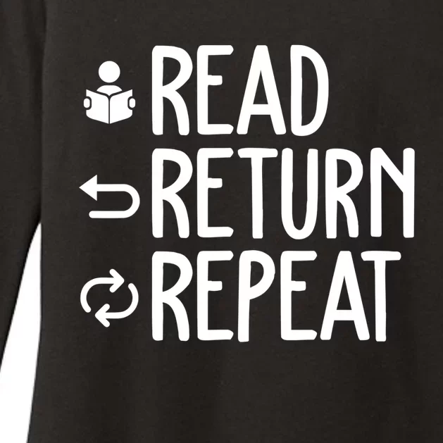 Read Retun Repeat A Funny Gift For Book Reading Lovers Librarian Bookworms Womens CVC Long Sleeve Shirt