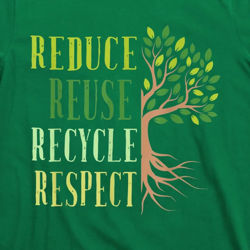 Reduce Reuse Recycle Climate Crisis Environmental Activism T-Shirt