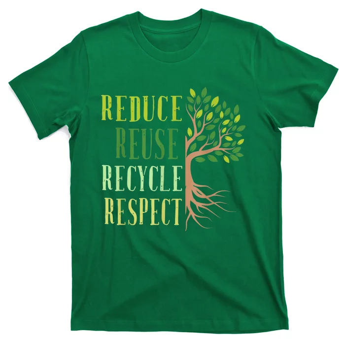 Reduce Reuse Recycle Climate Crisis Environmental Activism T-Shirt