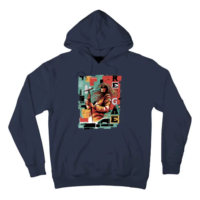 Retro Reggae Tall Hoodie