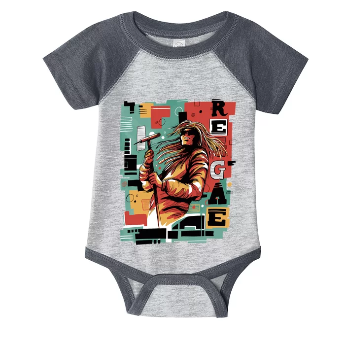 Retro Reggae Infant Baby Jersey Bodysuit