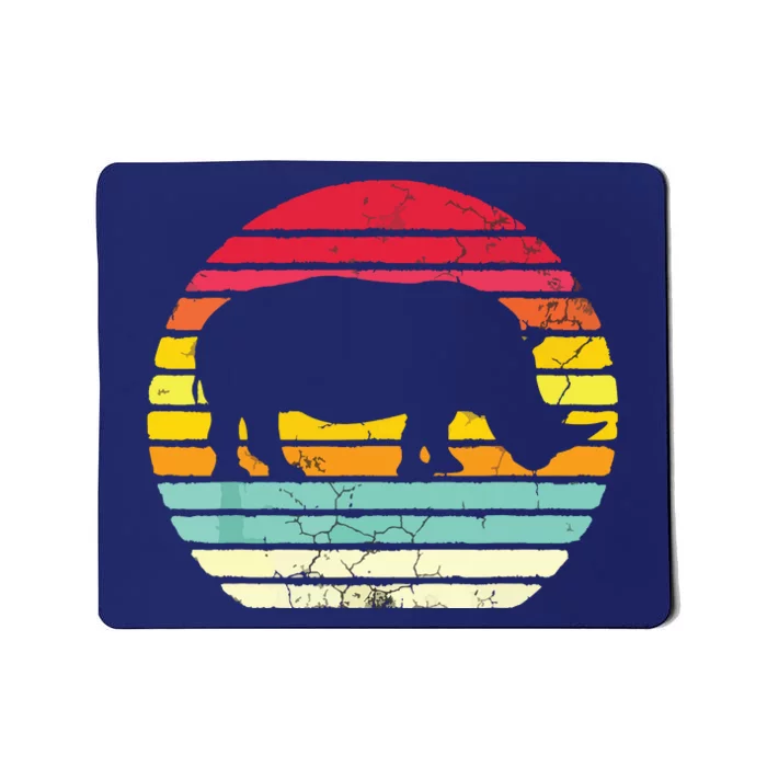 Retro Rhino Mousepad