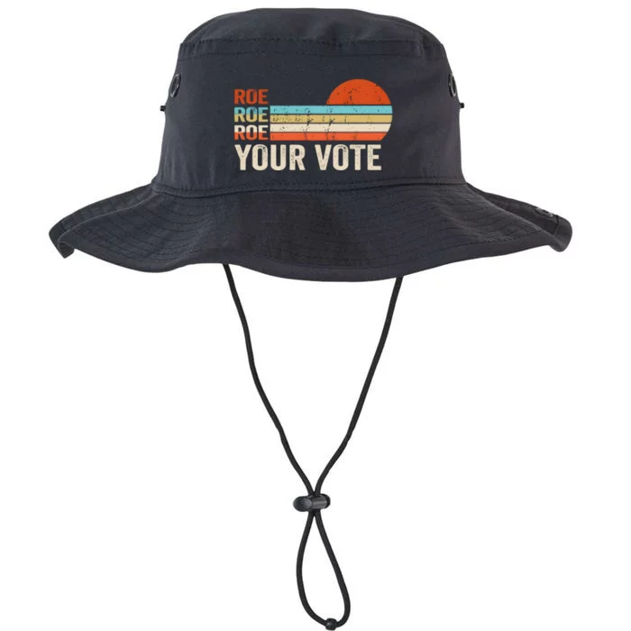 Roe Roe Roe Your Vote Vintage Retro Legacy Cool Fit Booney Bucket Hat