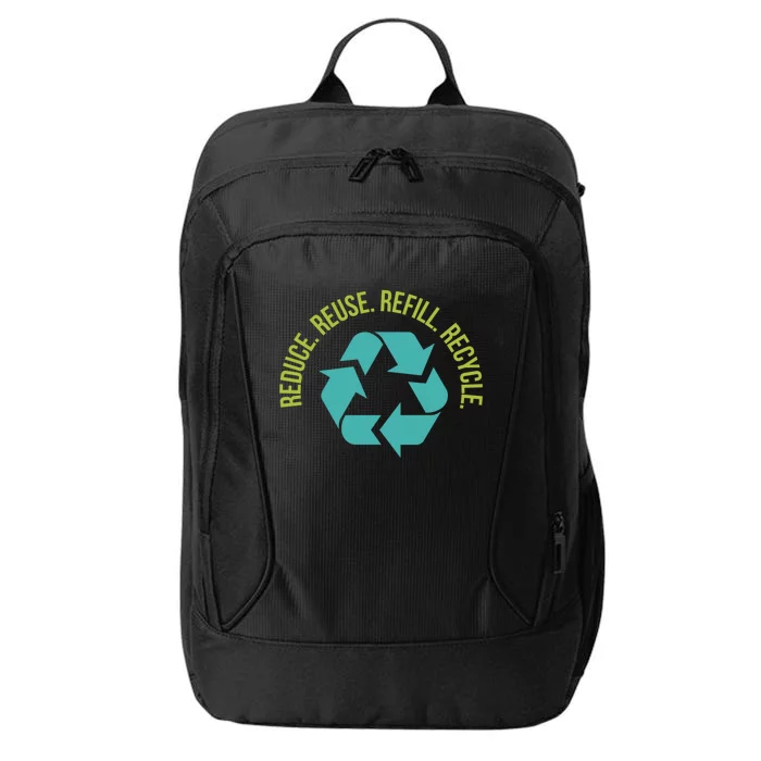 Reduce Reuse Refill Recycle Great Gift City Backpack