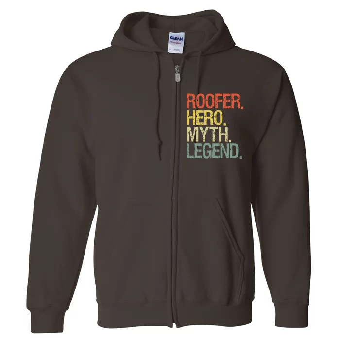 Roofer Roofing Full Zip Hoodie