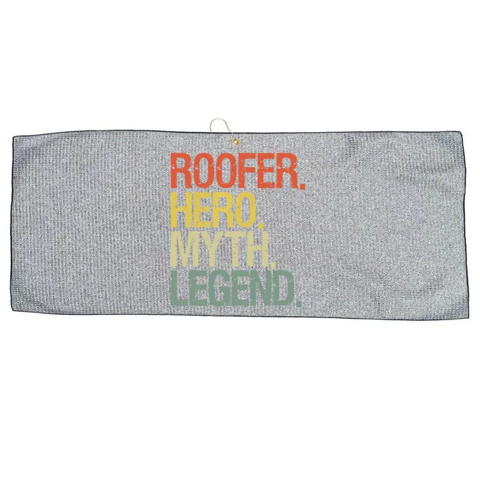 Roofer Roofing Large Microfiber Waffle Golf Towel