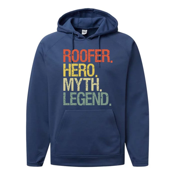 Roofer Roofing Performance Fleece Hoodie