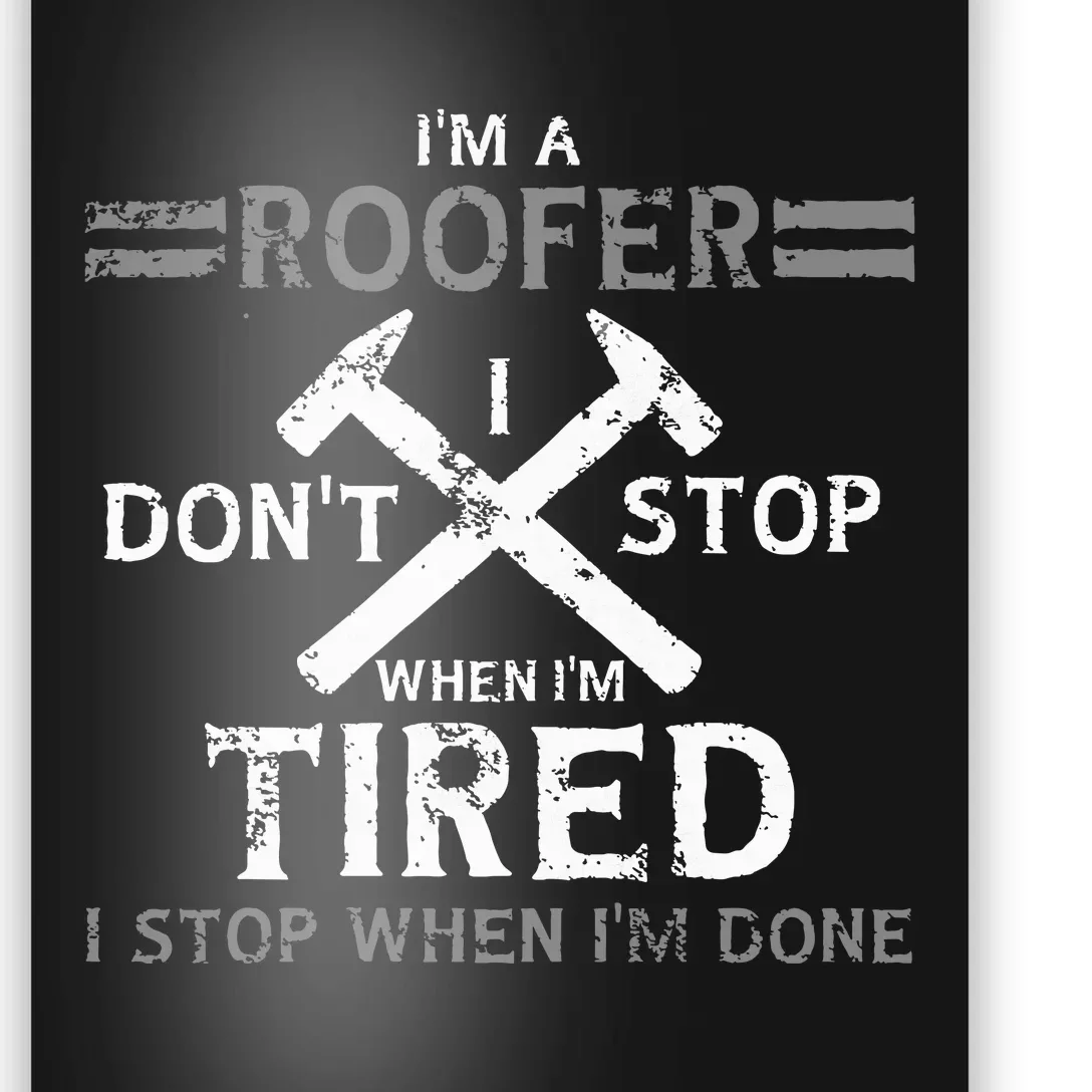 Roofing Roofer Poster