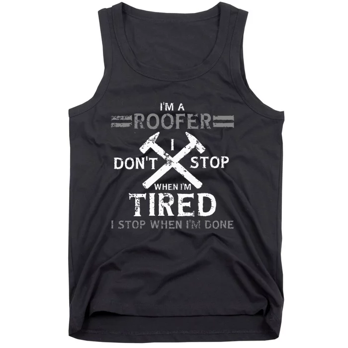 Roofing Roofer Tank Top