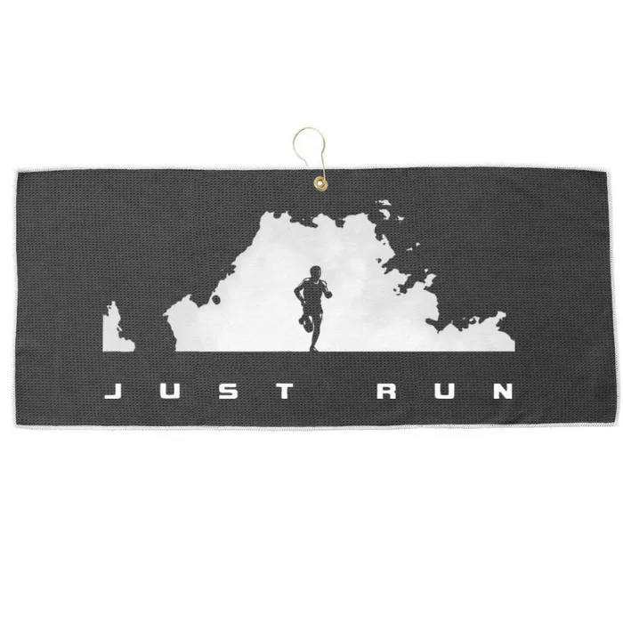 Runner Running Large Microfiber Waffle Golf Towel