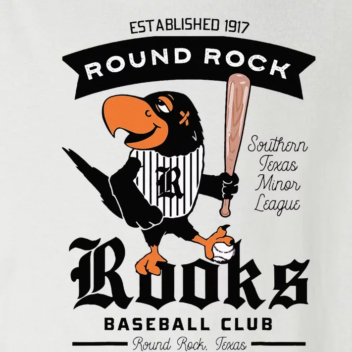 Round Rock Rooks Minor League Retro Baseball Team Toddler Long Sleeve Shirt