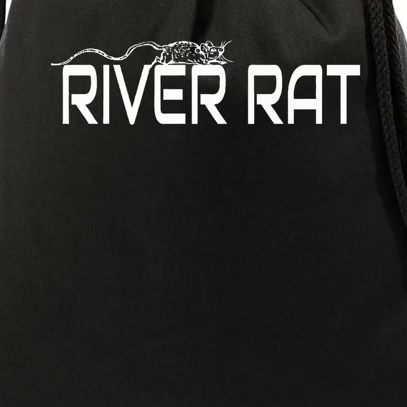 Rat River Rat Drawstring Bag