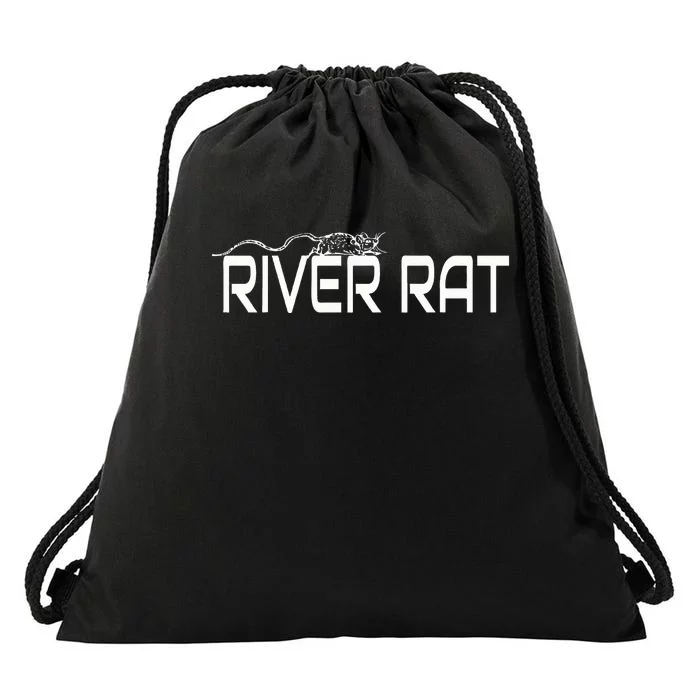 Rat River Rat Drawstring Bag