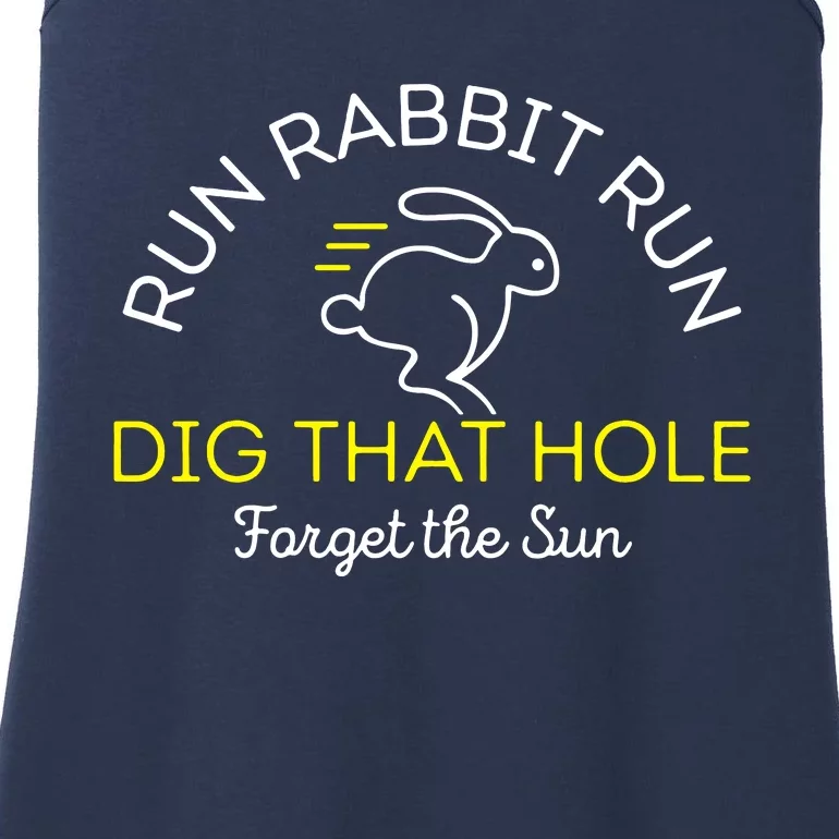 Run Rabbit Run Dig That Hole Ladies Essential Tank