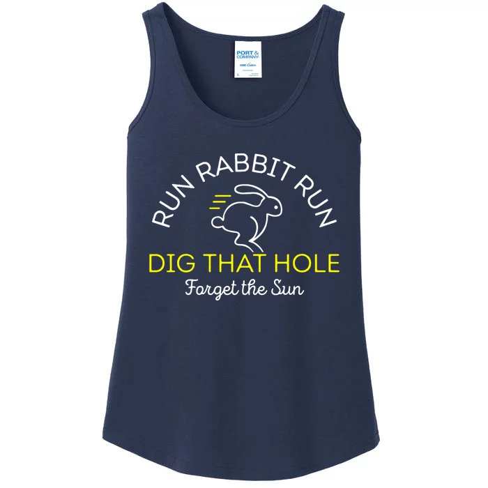 Run Rabbit Run Dig That Hole Ladies Essential Tank