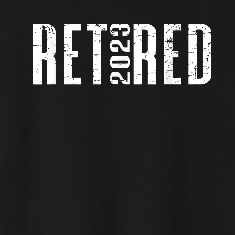 Retired  - Retro Retirement Party  Wo Retiring Women's Crop Top Tee