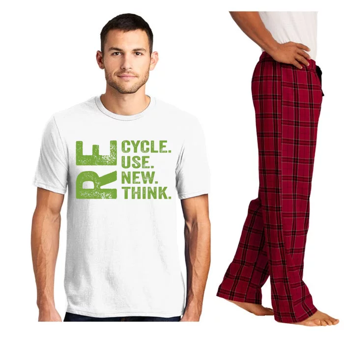 Recycle Reuse Renew Rethink Earth Day Environmental Activism Pajama Set