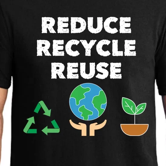 Reduce Recycle Reuse Earth Day Pollution Awareness Gift Pajama Set