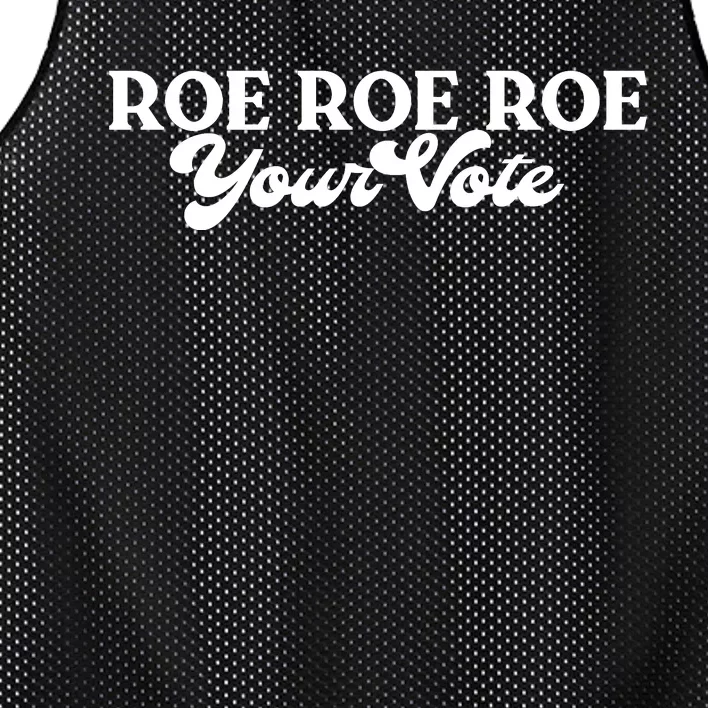 ROE ROE ROE YOUR VOTE Mesh Reversible Basketball Jersey Tank