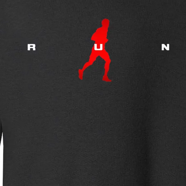 Runner Running Toddler Sweatshirt