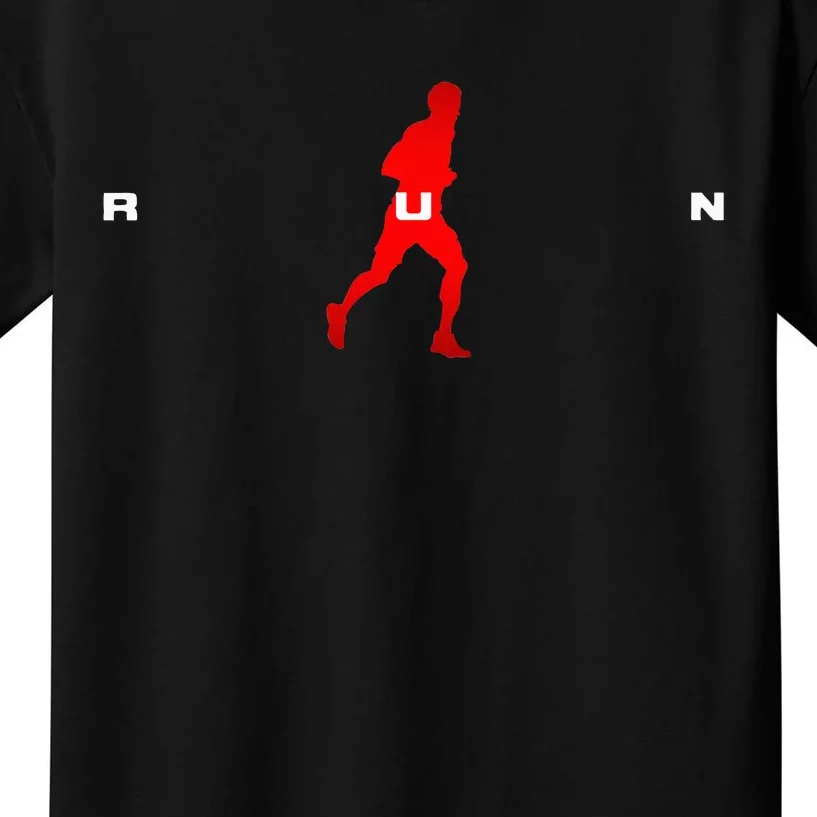 Runner Running Kids T-Shirt