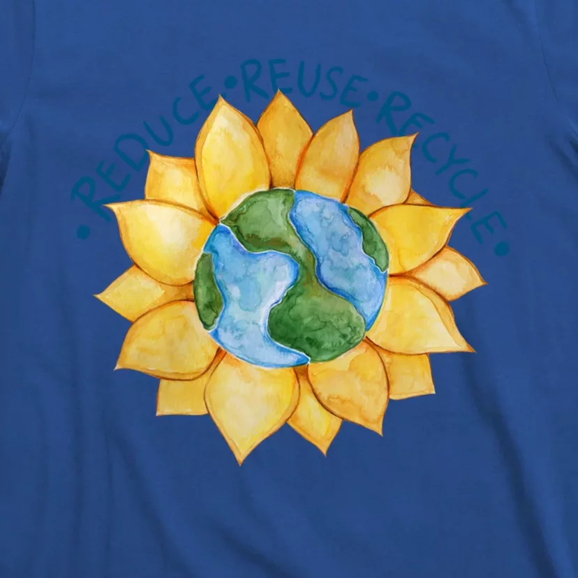 Reduce Reuse Recycle Earth Day Gift T-Shirt