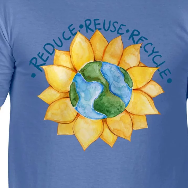 Reduce Reuse Recycle Earth Day Gift Comfort Colors T-Shirt