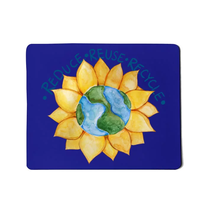 Reduce Reuse Recycle Earth Day Gift Mousepad