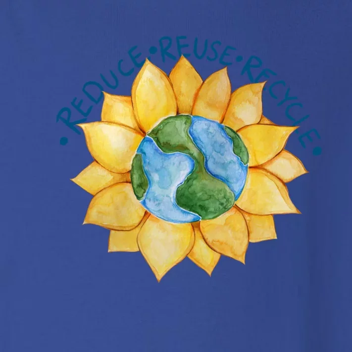 Reduce Reuse Recycle Earth Day Gift Toddler Long Sleeve Shirt