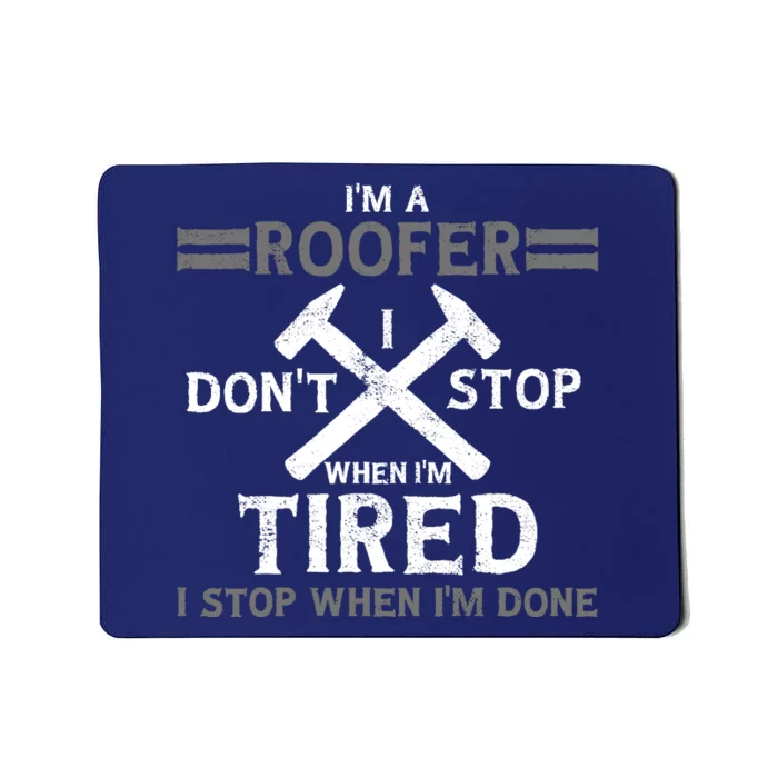 Roofing Roofer Mousepad