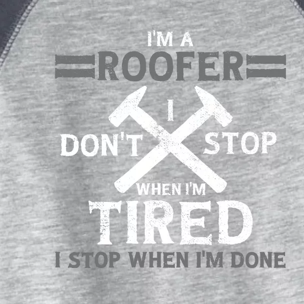 Roofing Roofer Toddler Fine Jersey T-Shirt