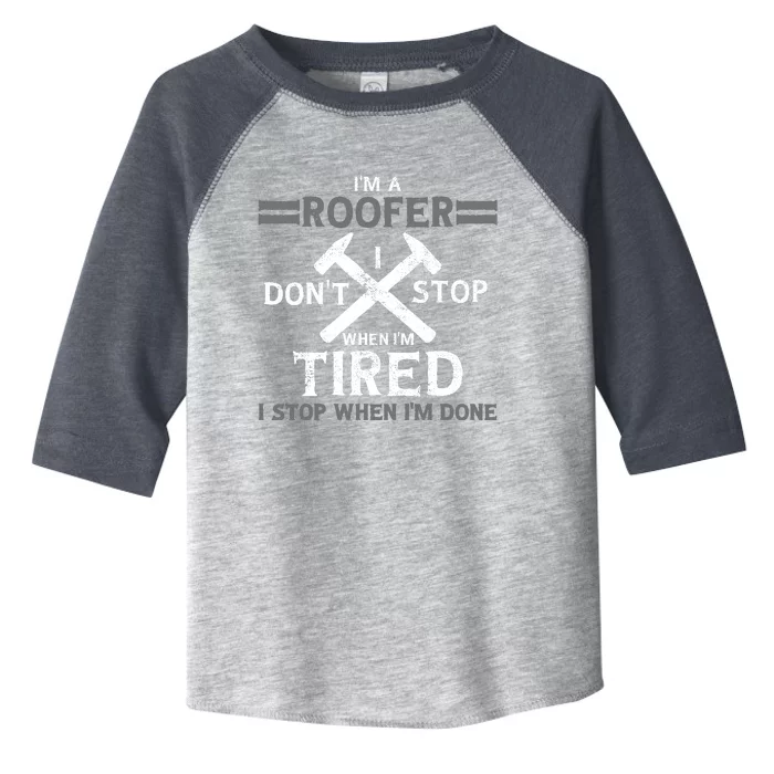 Roofing Roofer Toddler Fine Jersey T-Shirt