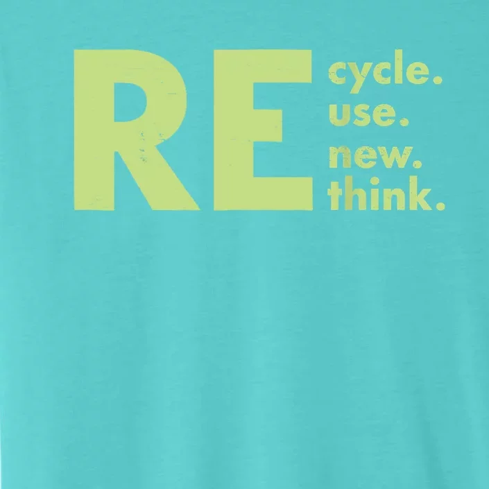 Recycle Reuse Renew Rethink Crisis Environmental Activism ChromaSoft Performance T-Shirt