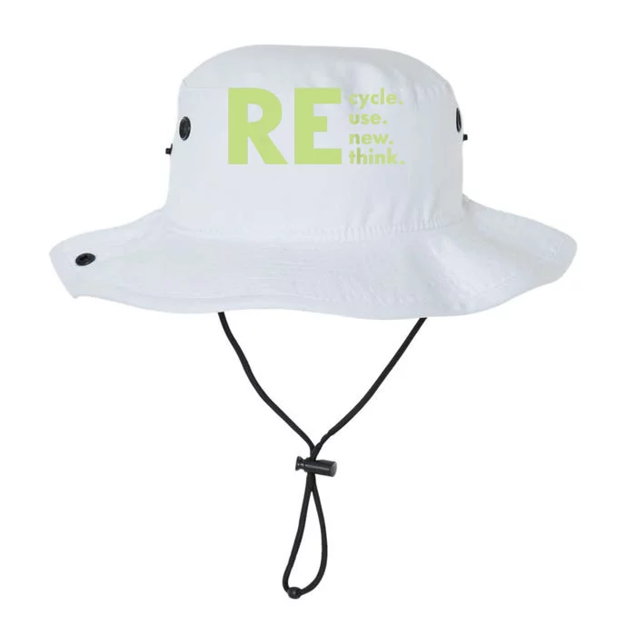 Recycle Reuse Renew Rethink Crisis Environmental Activism Legacy Cool Fit Booney Bucket Hat