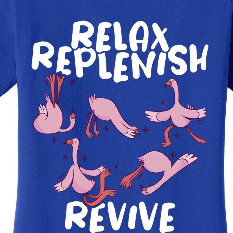 Relax Replenish Revive Yoga Instructor Meditation Yoga Great Gift Women's T-Shirt