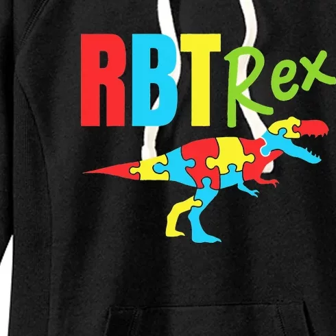 RBT Rex Registered Behavior Technician ABA Therapist Autism Women's Fleece Hoodie