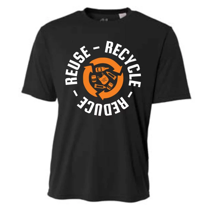 Recycle Reduce Reuse Cooling Performance Crew T-Shirt