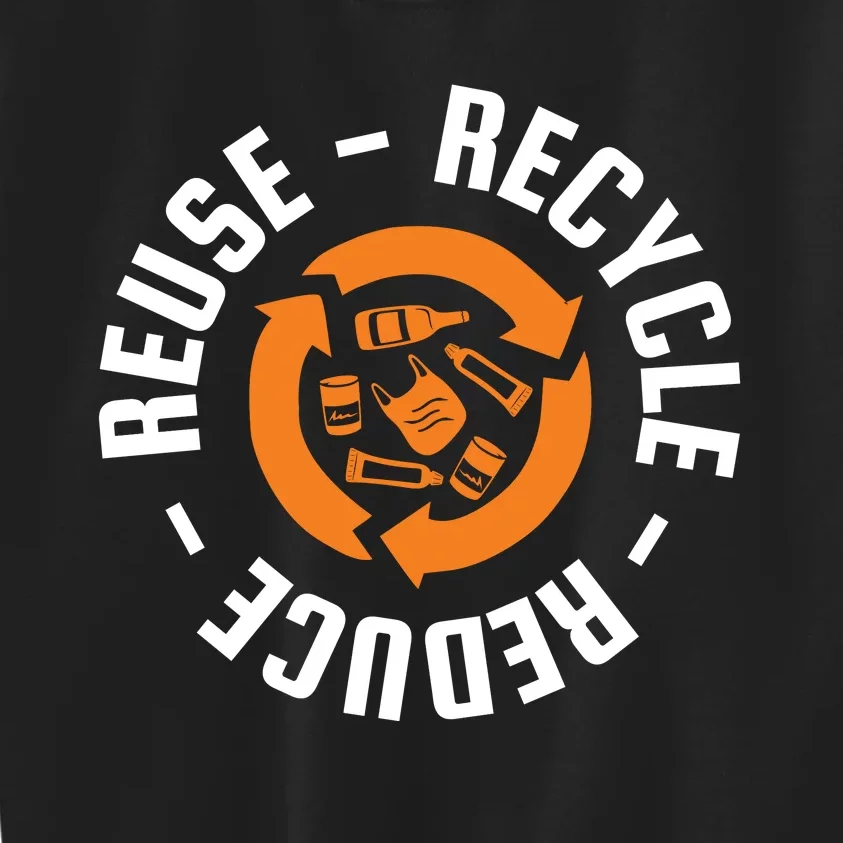 Recycle Reduce Reuse Kids Sweatshirt