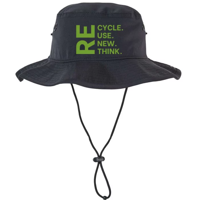 Recycle Reuse Renew Rethink Earth Day Environmental Activism Legacy Cool Fit Booney Bucket Hat