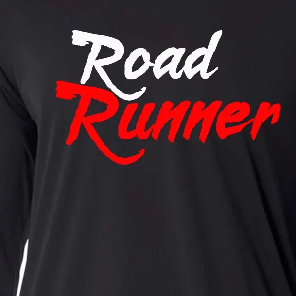 Roadrunner Running Runner Marathon Cooling Performance Long Sleeve Crew