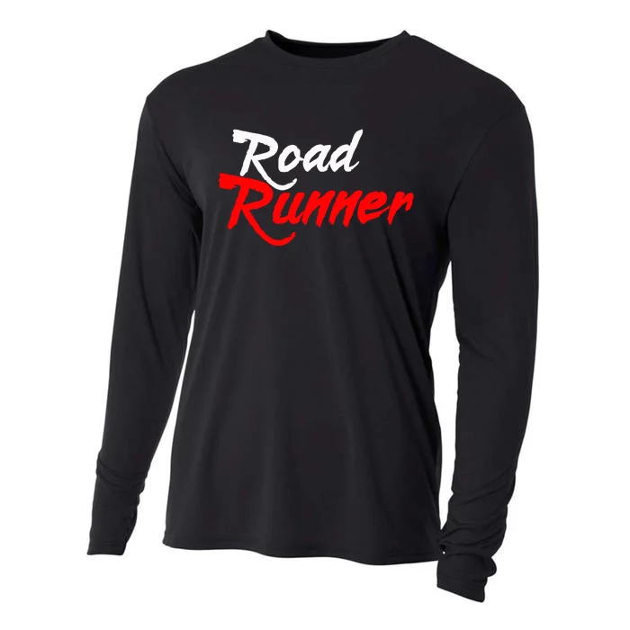 Roadrunner Running Runner Marathon Cooling Performance Long Sleeve Crew