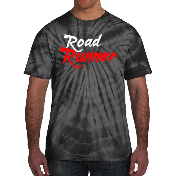 Roadrunner Running Runner Marathon Tie-Dye T-Shirt