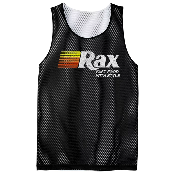 Rax Restaurants Mesh Reversible Basketball Jersey Tank