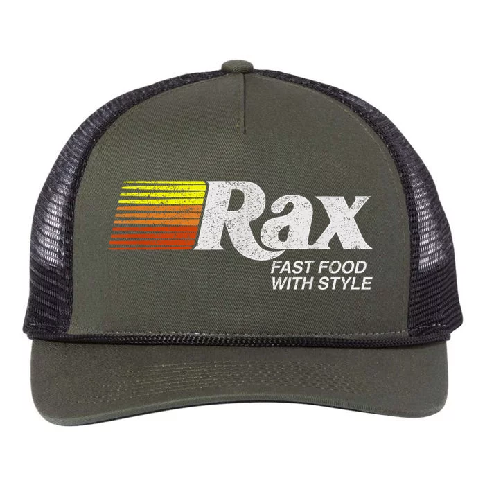 Rax Restaurants Retro Rope Trucker Hat Cap