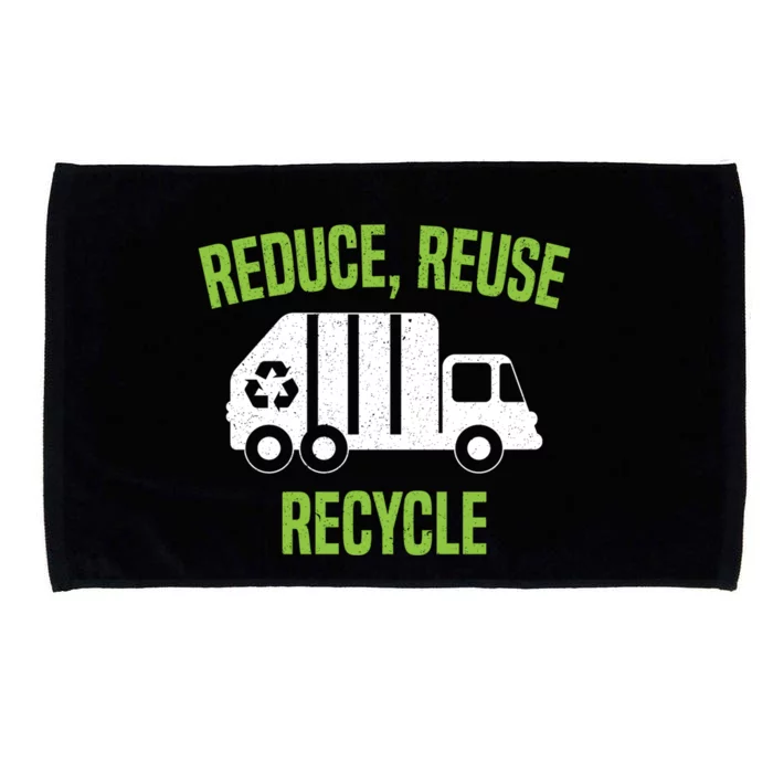 Reduce Reuse Recycle Waste Aget Garbage Collector Cute Gift Microfiber Hand Towel