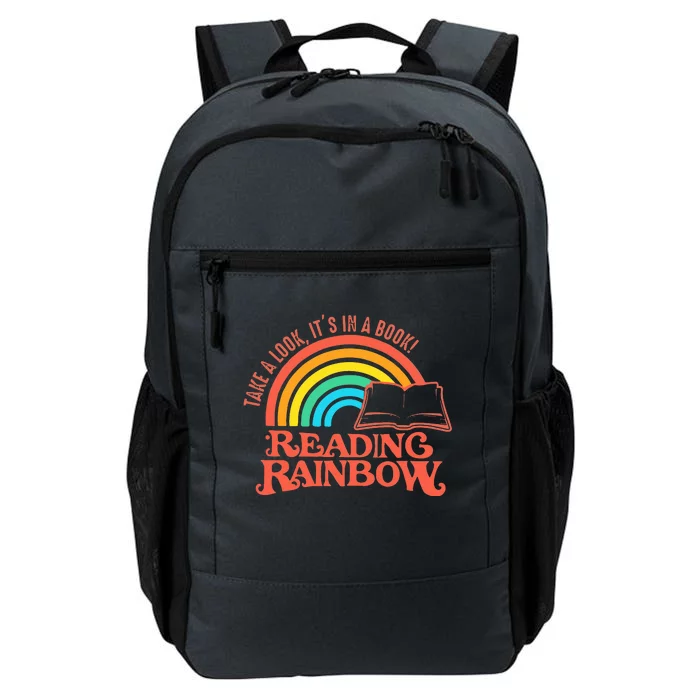 Reading Rainbow Retro Librarian Daily Commute Backpack