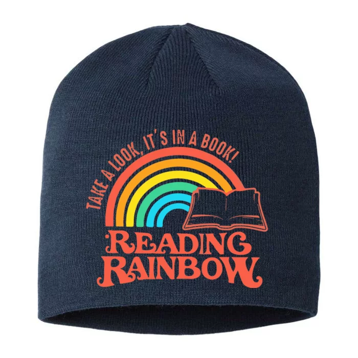 Reading Rainbow Retro Librarian 8 1/2in Sustainable Knit Beanie