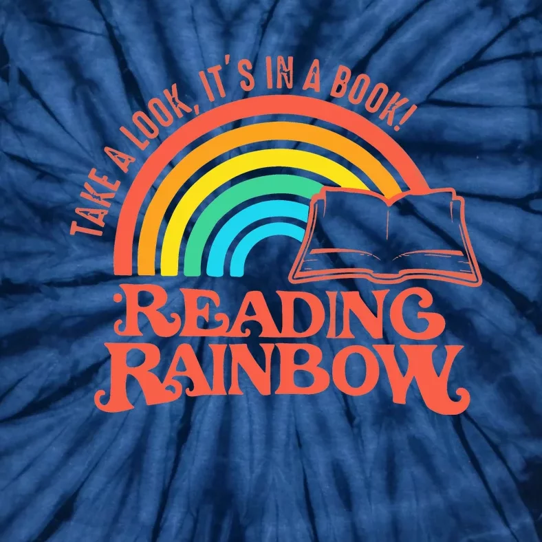 Reading Rainbow Retro Librarian Tie-Dye T-Shirt